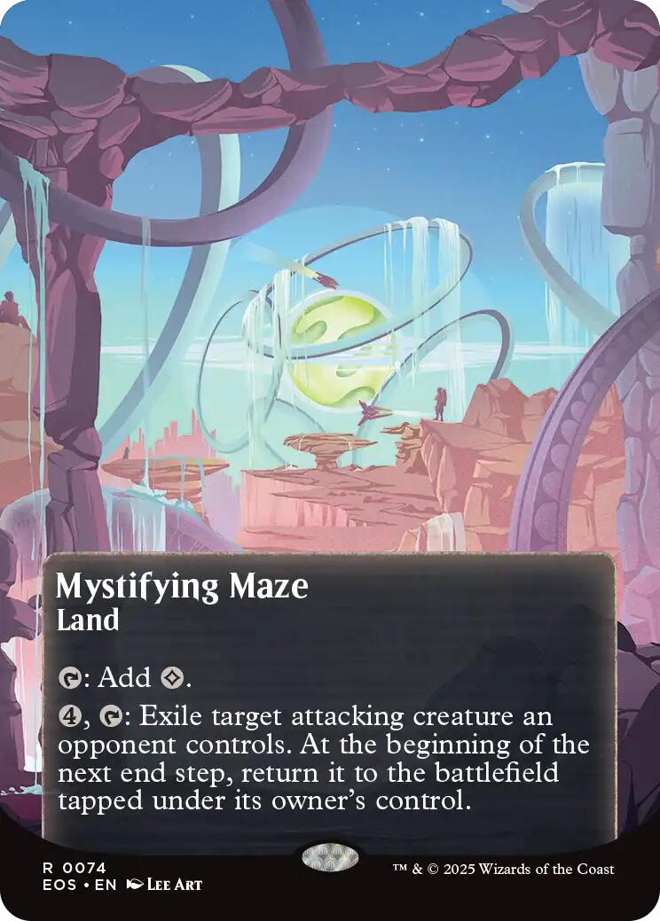 Mystifying Maze (0074) (Borderless) [Edge of Eternities: Stellar Sights] | Pegasus Games WI