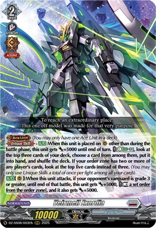 Veirmeil Exordia (DZ-SS08/003EN) [DZ-SS08: Festival Booster 2025] | Pegasus Games WI