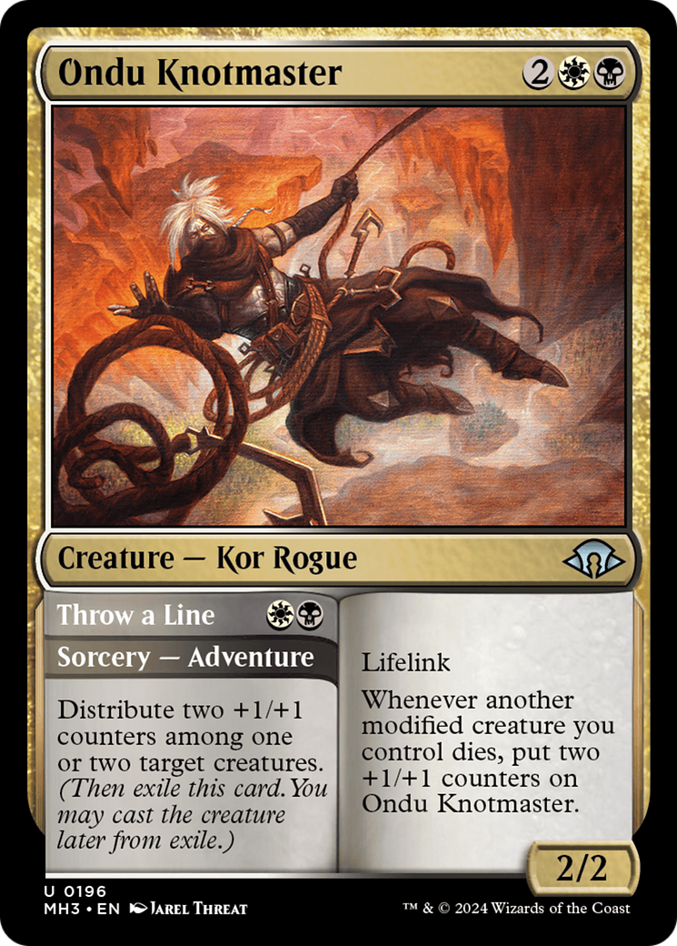 Ondu Knotmaster // Throw a Line [Modern Horizons 3] | Pegasus Games WI