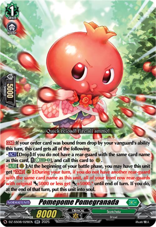 Pomepome Pomegranada (DZ-SS08/028EN) [DZ-SS08: Festival Booster 2025] | Pegasus Games WI