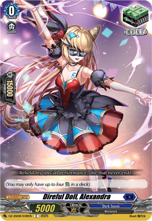 Direful Doll, Alexandra (DZ-SS08/039EN) [DZ-SS08: Festival Booster 2025] | Pegasus Games WI