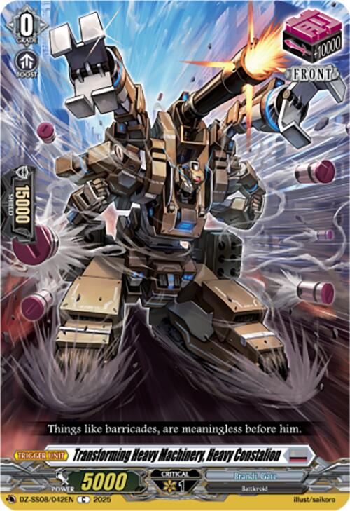 Transforming Heavy Machinery, Heavy Constalion (DZ-SS08/042EN) [DZ-SS08: Festival Booster 2025] | Pegasus Games WI