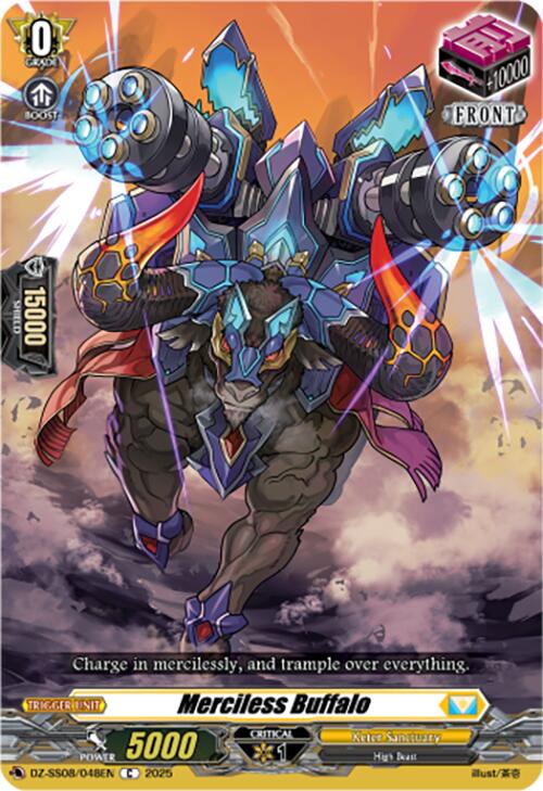 Merciless Buffalo (DZ-SS08/048EN) [DZ-SS08: Festival Booster 2025] | Pegasus Games WI