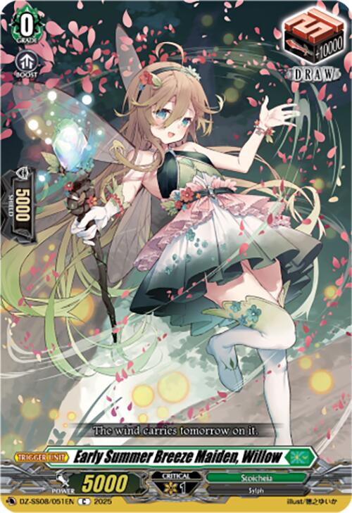 Early Summer Breeze Maiden, Willow (DZ-SS08/051EN) [DZ-SS08: Festival Booster 2025] | Pegasus Games WI