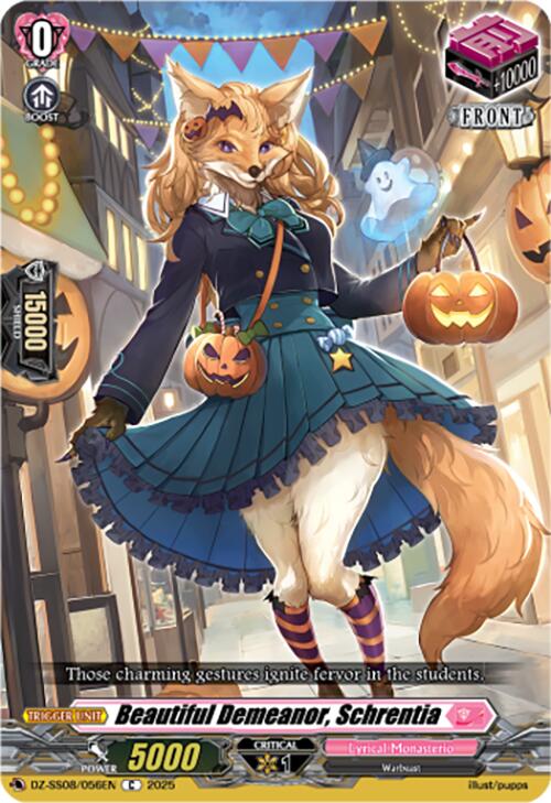 Beautiful Demeanor, Schrentia (DZ-SS08/056EN) [DZ-SS08: Festival Booster 2025] | Pegasus Games WI