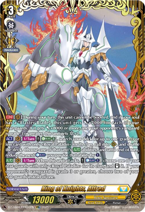 King of Knights, Alfred (DZ-SS08/FFR10EN) [DZ-SS08: Festival Booster 2025] | Pegasus Games WI