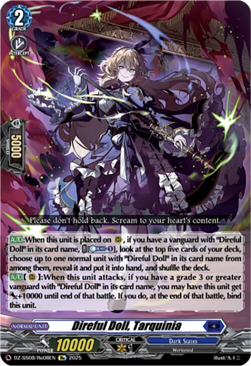 Direful Doll, Tarquinia (DZ-SS08/Re08EN) [DZ-SS08: Festival Booster 2025] | Pegasus Games WI