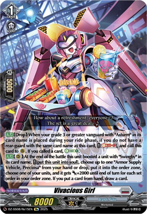 Vivacious Girl (DZ-SS08/Re15EN) [DZ-SS08: Festival Booster 2025] | Pegasus Games WI