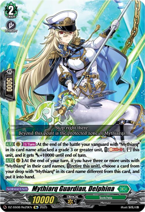 Mythiarq Guardian, Delphina (DZ-SS08/Re29EN) [DZ-SS08: Festival Booster 2025] | Pegasus Games WI