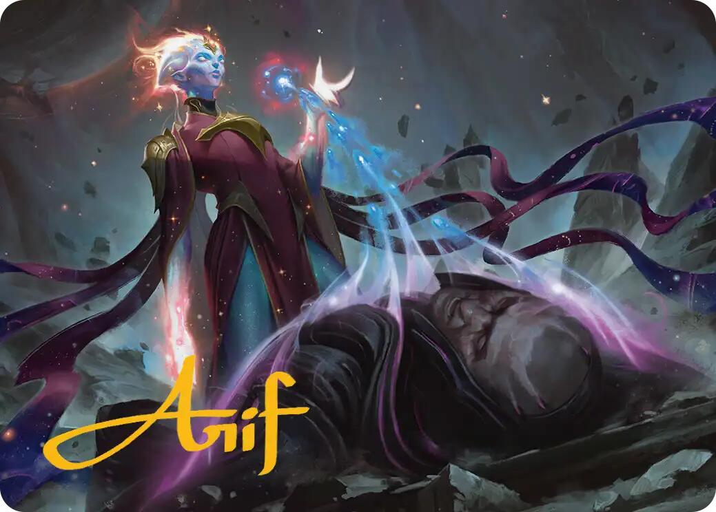 Lightstall Inquisitor Art Card (Gold-Stamped Signature) [Edge of Eternities Art Series] | Pegasus Games WI