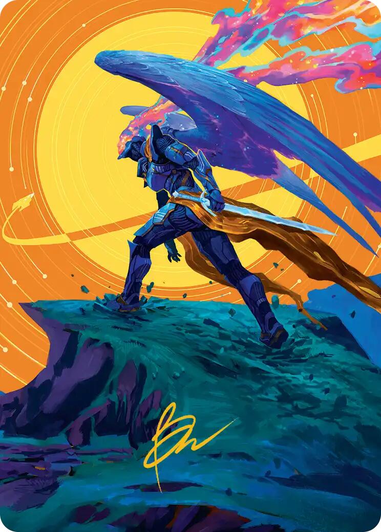 Astelli Reclaimer Art Card (Gold-Stamped Signature) [Edge of Eternities Art Series] | Pegasus Games WI