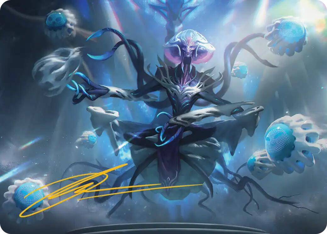 Mm'menon, the Right Hand Art Card (Gold-Stamped Signature) [Edge of Eternities Art Series] | Pegasus Games WI