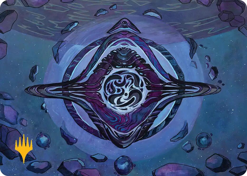 Archenemy's Charm Art Card (Gold-Stamped Planeswalker Symbol) [Edge of Eternities Art Series] | Pegasus Games WI