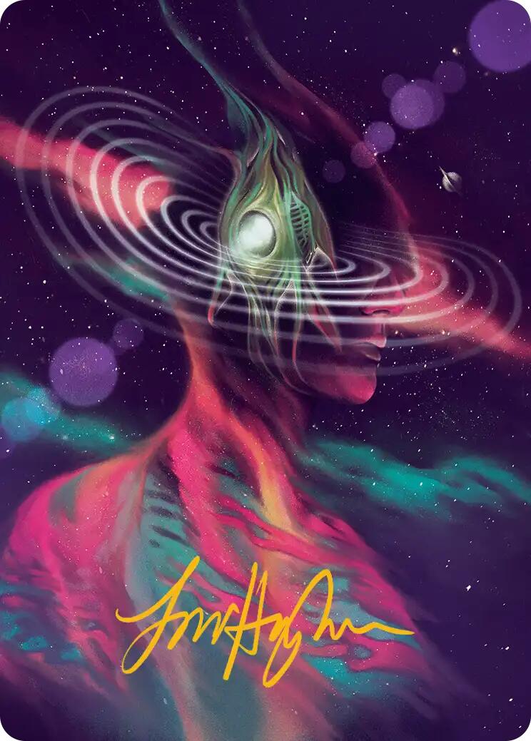 Terrasymbiosis Art Card (Gold-Stamped Signature) [Edge of Eternities Art Series] | Pegasus Games WI