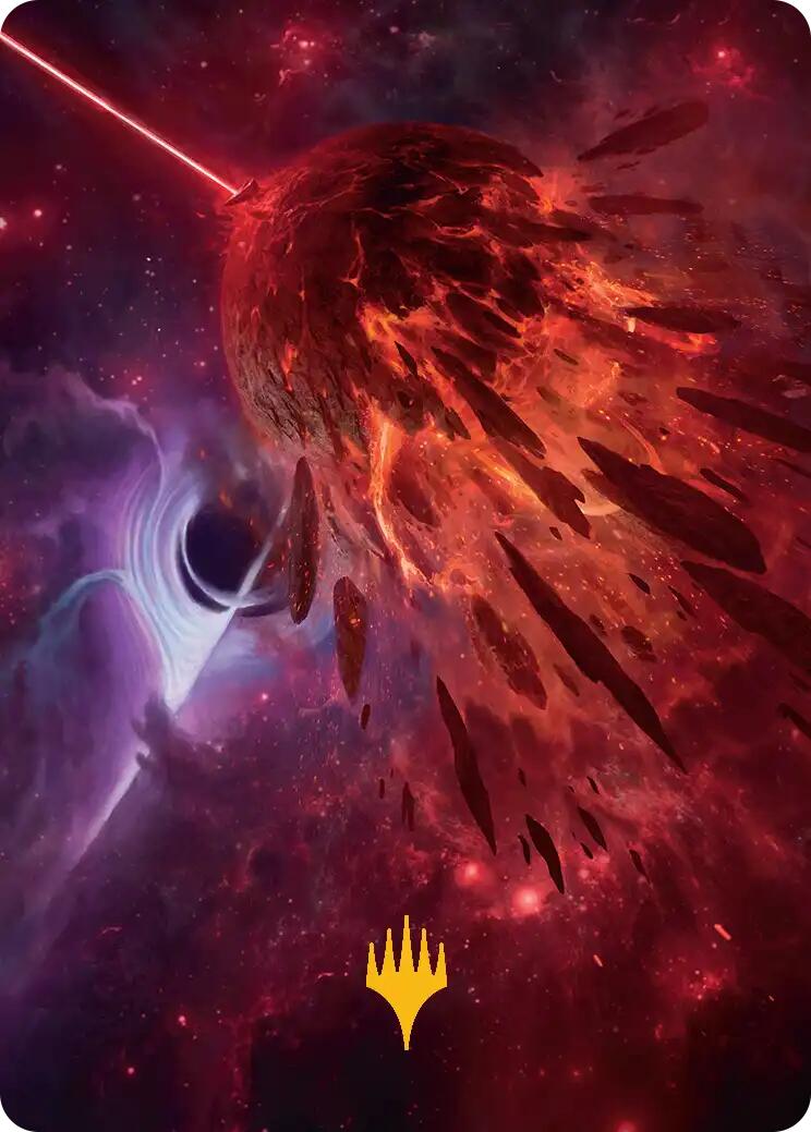 Kavaron, Memorial World Art Card (Gold-Stamped Planeswalker Symbol) [Edge of Eternities Art Series] | Pegasus Games WI