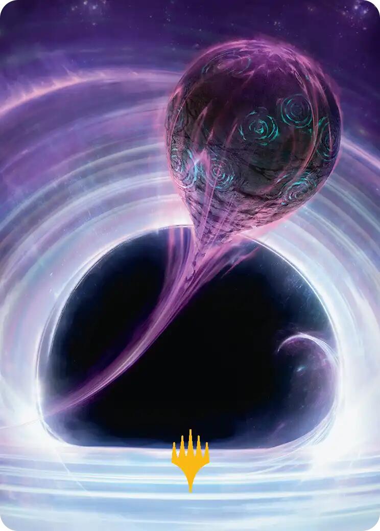 Susur Secundi, Void Altar Art Card (Gold-Stamped Planeswalker Symbol) [Edge of Eternities Art Series] | Pegasus Games WI