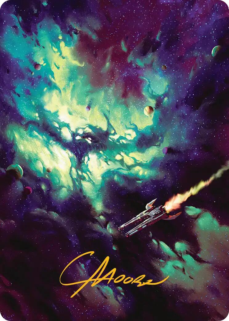 Blinkmoth Nexus Art Card (Gold-Stamped Signature) [Edge of Eternities Art Series] | Pegasus Games WI