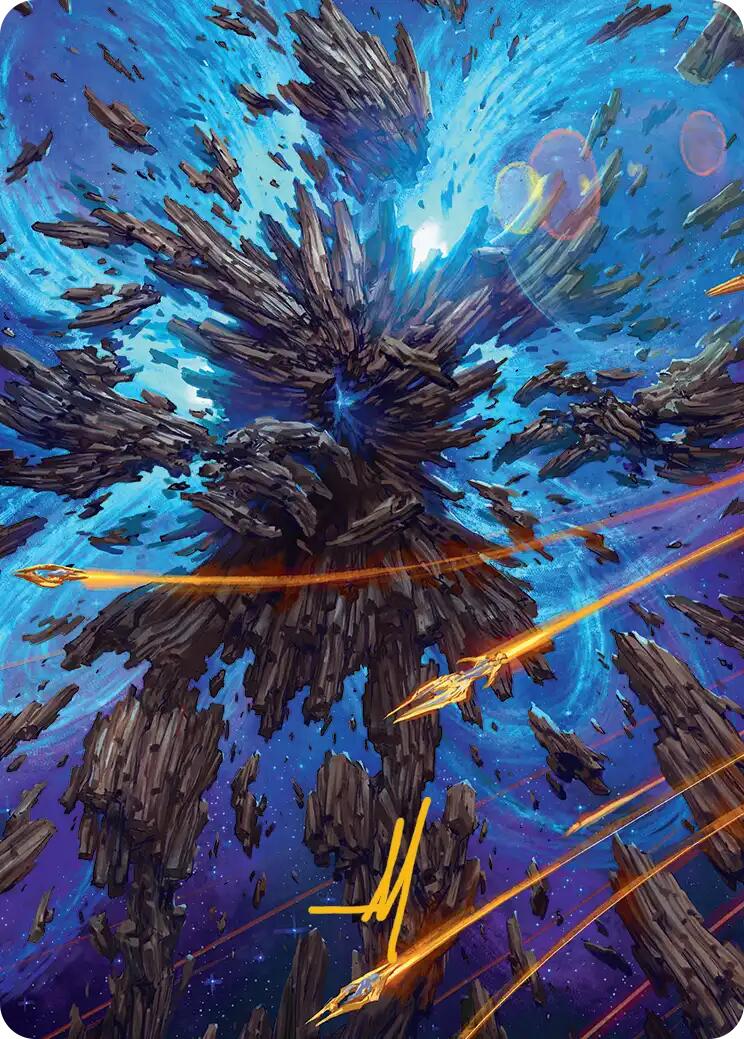 Celestial Colonnade Art Card (Gold-Stamped Signature) [Edge of Eternities Art Series] | Pegasus Games WI