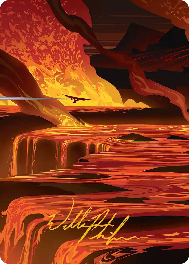 Blast Zone Art Card (Gold-Stamped Signature) [Edge of Eternities Art Series] | Pegasus Games WI