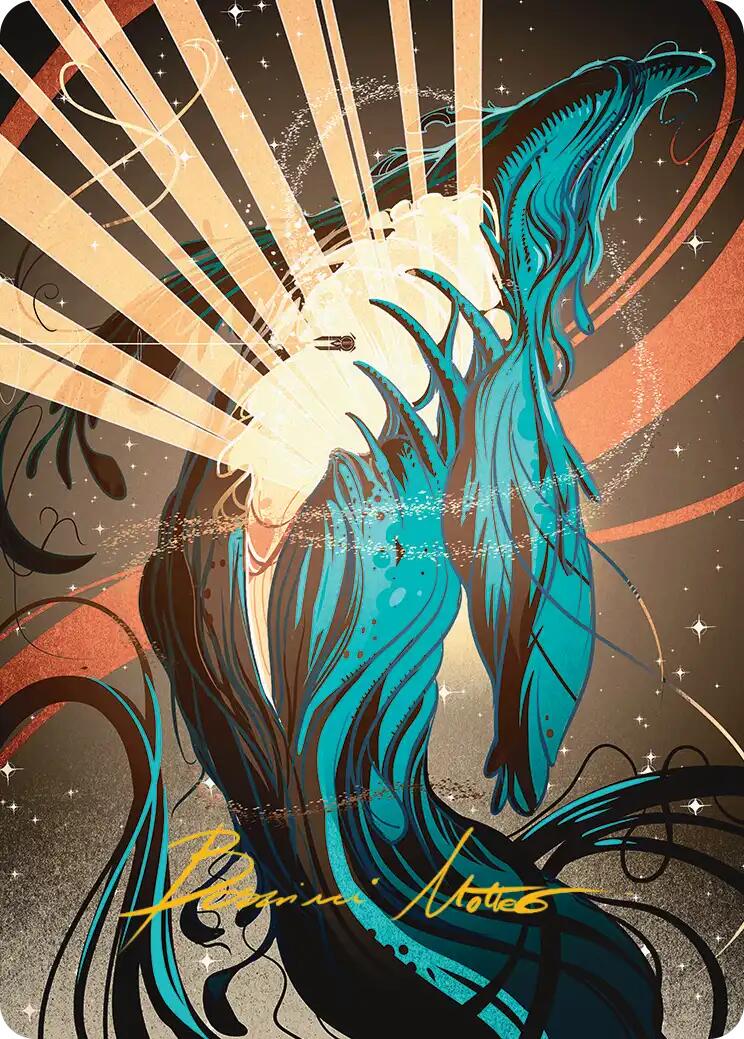 Swarmyard Art Card (Gold-Stamped Signature) [Edge of Eternities Art Series] | Pegasus Games WI