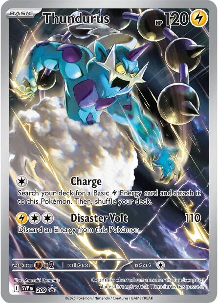 Thundurus (209) [Scarlet & Violet: Black Star Promos] | Pegasus Games WI
