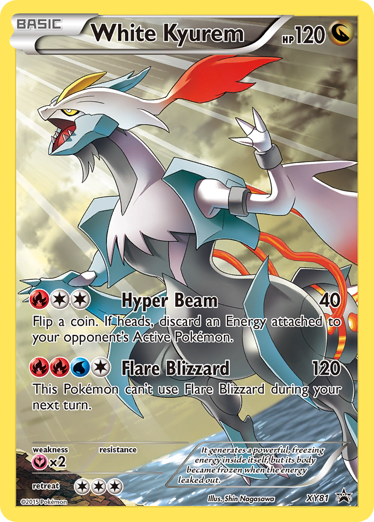 White Kyurem (XY81) (Full Art Promo) [XY: Black Star Promos] | Pegasus Games WI