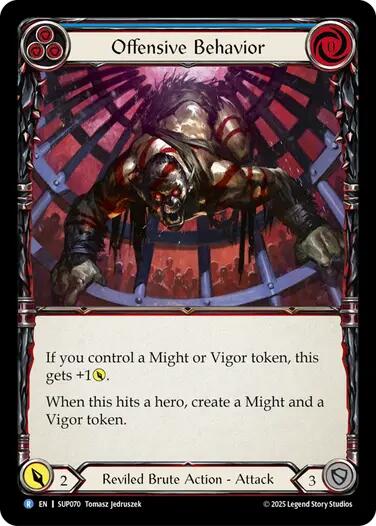 Offensive Behavior [SUP070] (Super Slam)  Rainbow Foil | Pegasus Games WI