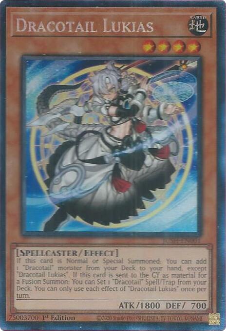Dracotail Lukias (CR) [JUSH-EN001] Collector's Rare | Pegasus Games WI