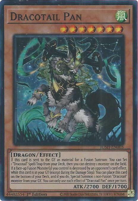 Dracotail Pan (Super Rare) [JUSH-EN003] Super Rare | Pegasus Games WI