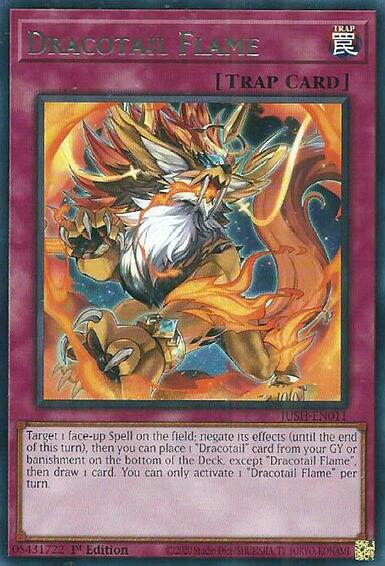 Dracotail Flame [JUSH-EN011] Rare | Pegasus Games WI