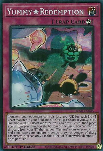 YummyRedemption (Super Rare) [JUSH-EN026] Super Rare | Pegasus Games WI