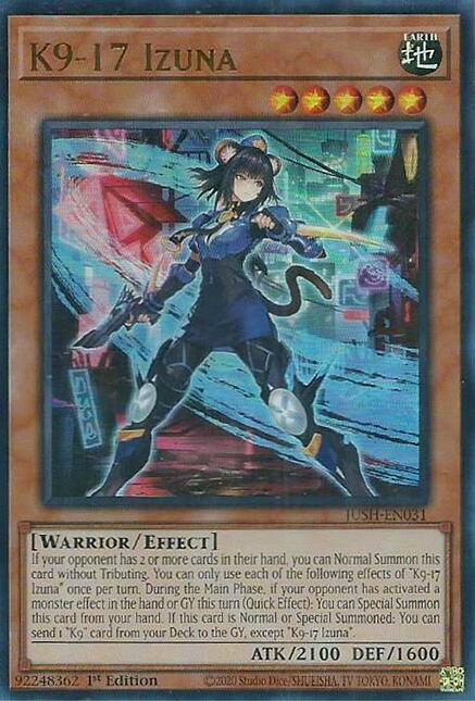 K9-17 Izuna [JUSH-EN031] Ultra Rare | Pegasus Games WI