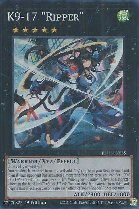 K9-17 "Ripper" [JUSH-EN035] Super Rare | Pegasus Games WI