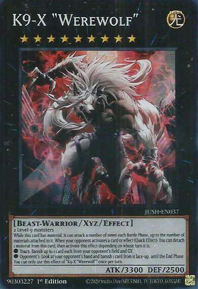 K9-X "Werewolf" [JUSH-EN037] Super Rare | Pegasus Games WI