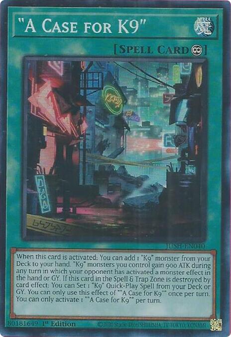 "A Case for K9" [JUSH-EN040] Super Rare | Pegasus Games WI