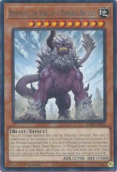 Behemoth the King of a Hundred Battles [JUSH-EN050] Rare | Pegasus Games WI