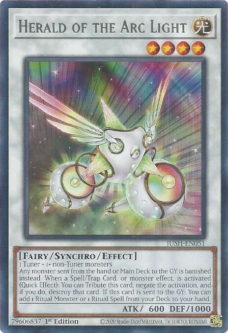 Herald of the Arc Light [JUSH-EN051] Rare | Pegasus Games WI