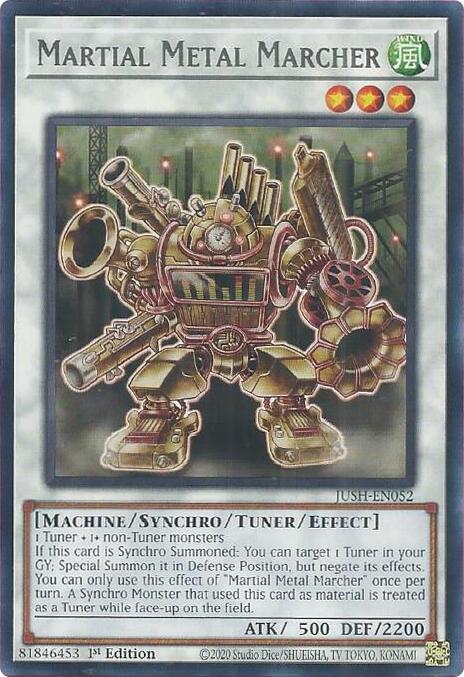 Martial Metal Marcher [JUSH-EN052] Rare | Pegasus Games WI