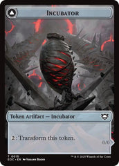 Incubator // Phyrexian Double-Sided Token [Edge of Eternities Commander Tokens] | Pegasus Games WI