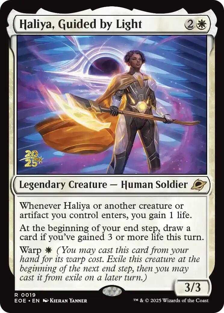Haliya, Guided by Light [Edge of Eternities Prerelease Promos] | Pegasus Games WI