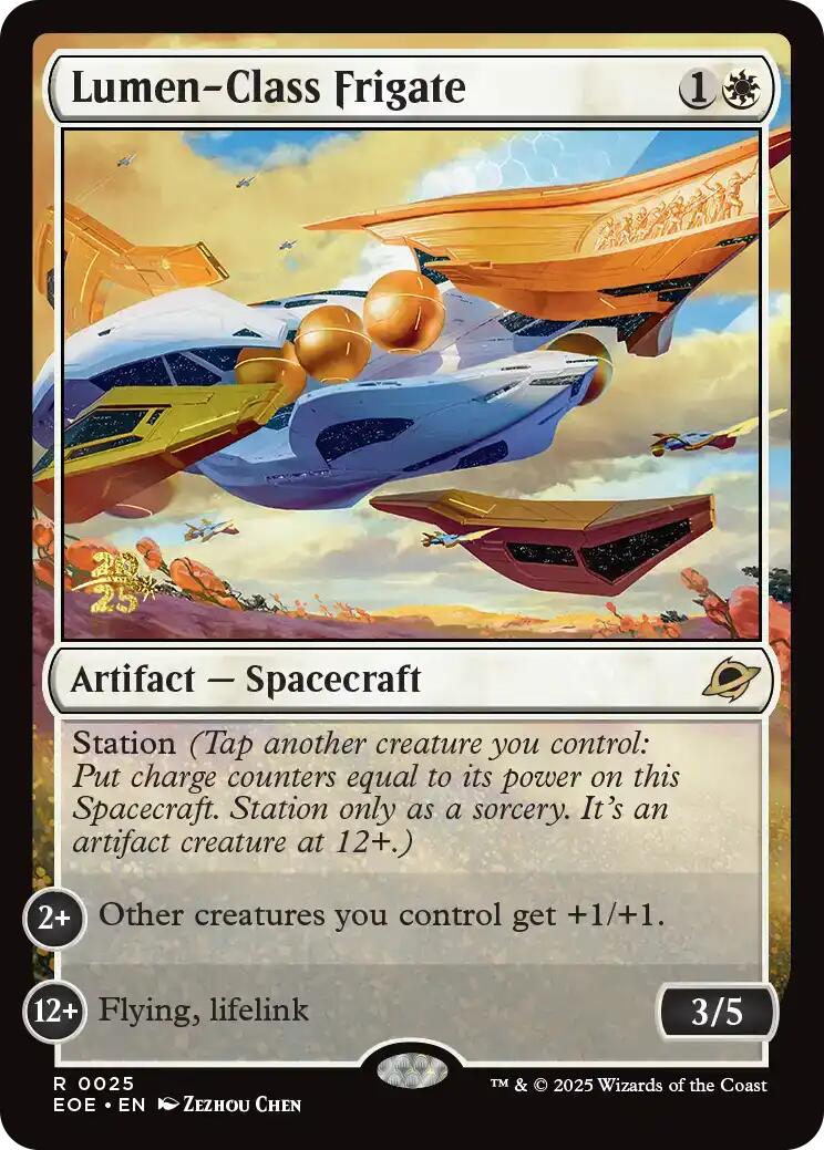 Lumen-Class Frigate [Edge of Eternities Prerelease Promos] | Pegasus Games WI