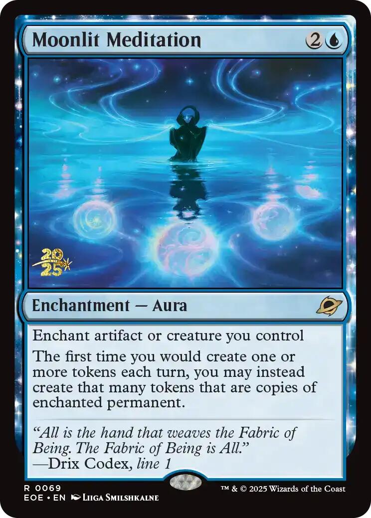 Moonlit Meditation [Edge of Eternities Prerelease Promos] | Pegasus Games WI