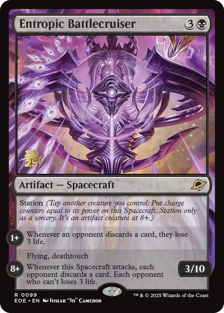 Entropic Battlecruiser [Edge of Eternities Prerelease Promos] | Pegasus Games WI