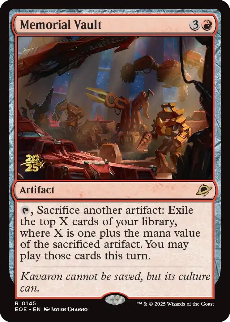 Memorial Vault [Edge of Eternities Prerelease Promos] | Pegasus Games WI