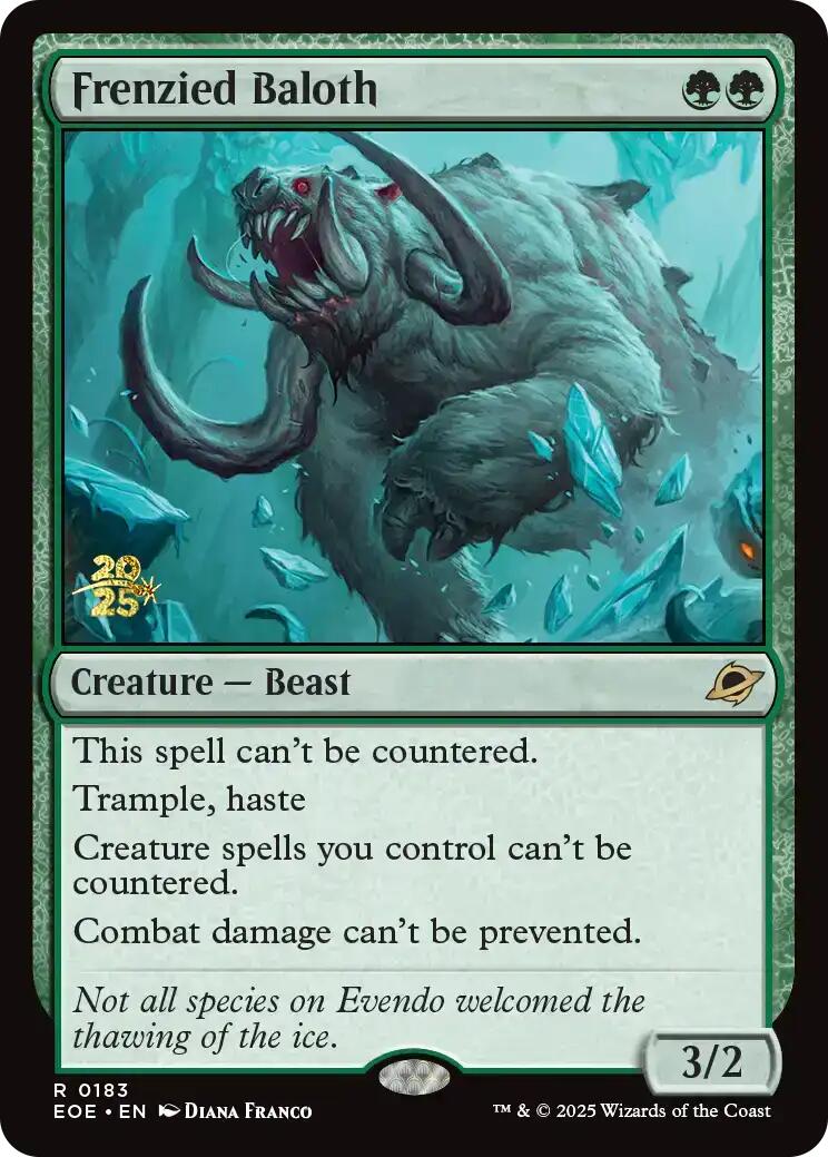Frenzied Baloth [Edge of Eternities Prerelease Promos] | Pegasus Games WI