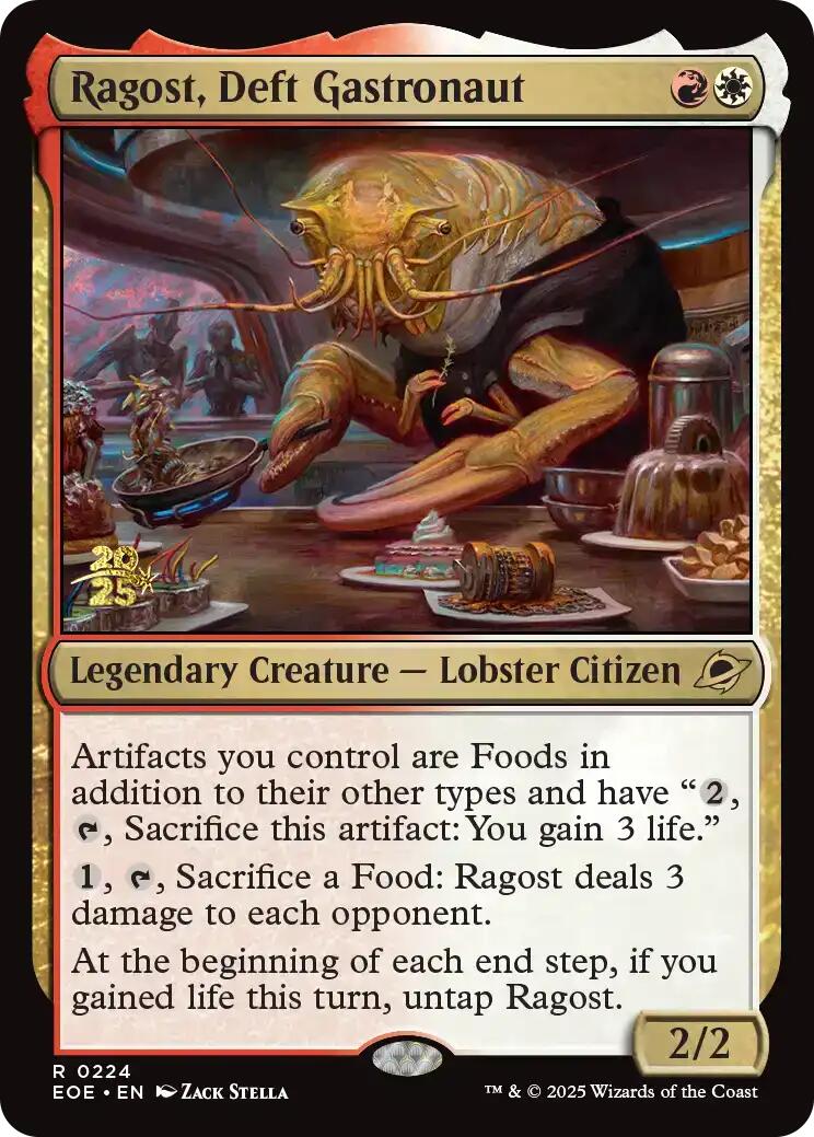 Ragost, Deft Gastronaut [Edge of Eternities Prerelease Promos] | Pegasus Games WI
