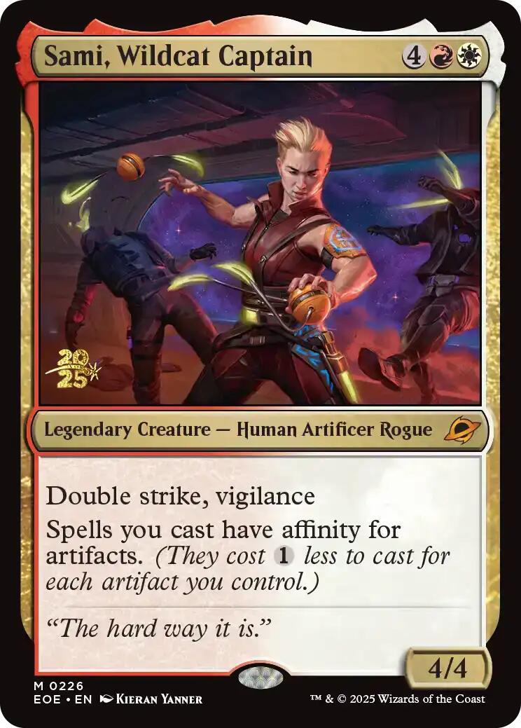 Sami, Wildcat Captain [Edge of Eternities Prerelease Promos] | Pegasus Games WI