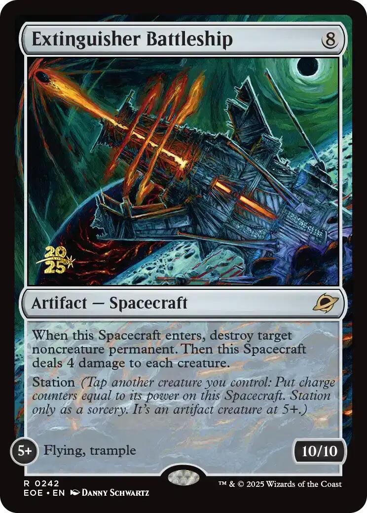 Extinguisher Battleship [Edge of Eternities Prerelease Promos] | Pegasus Games WI