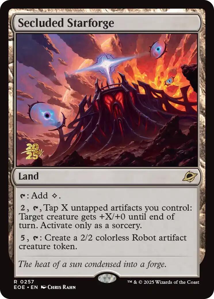 Secluded Starforge [Edge of Eternities Prerelease Promos] | Pegasus Games WI