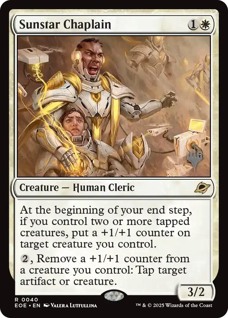 Sunstar Chaplain [Edge of Eternities Promo Pack] | Pegasus Games WI